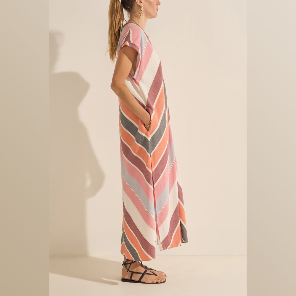ILIO NEMA | Cythera Caftan | Fira Stripe - NASH + BANKS