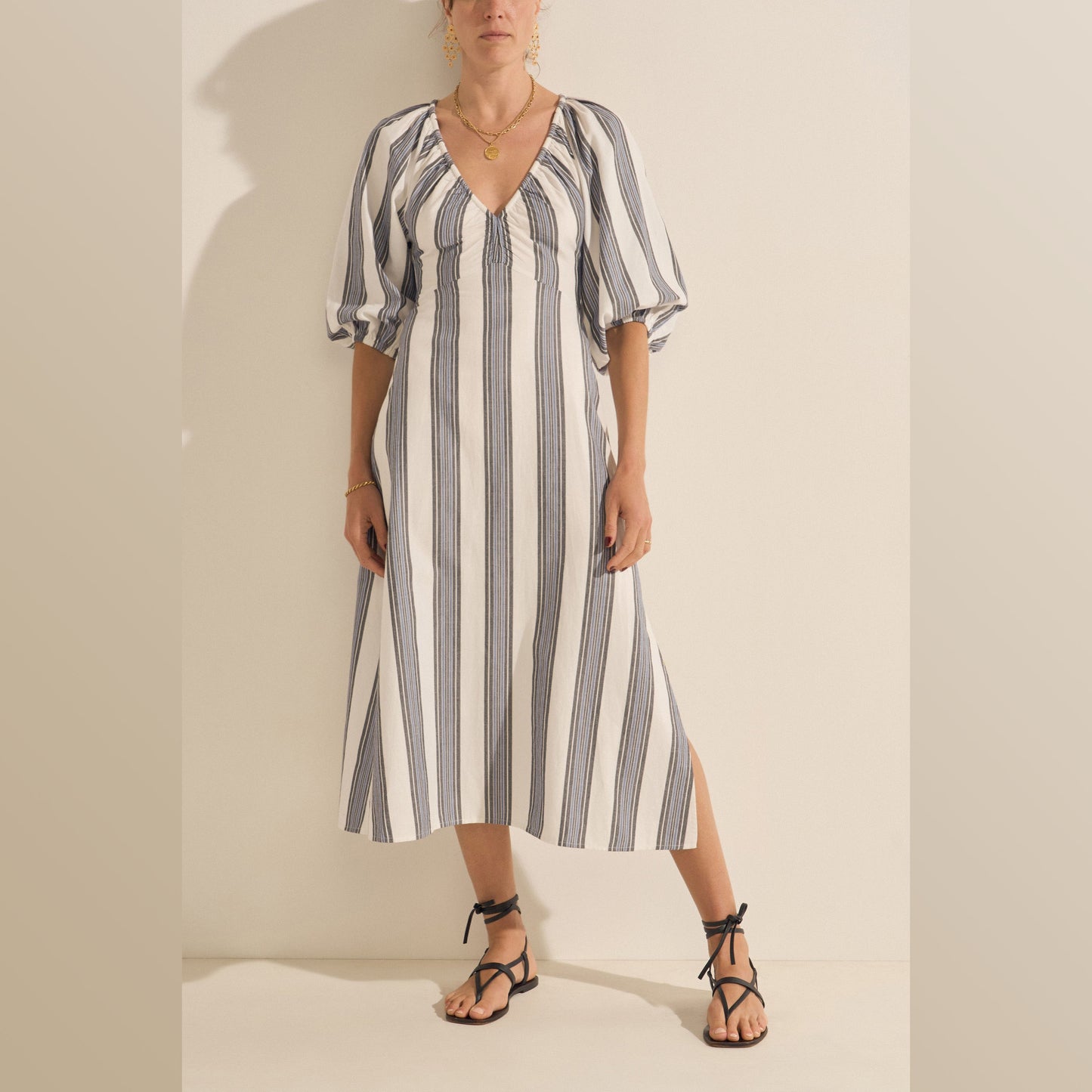 ILIO NEMA | Semele Dress | Chios Stripe - NASH + BANKS