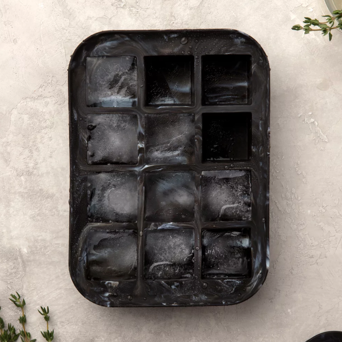 Ice Cube Tray | Everyday | Marble Black - Nash + Banks