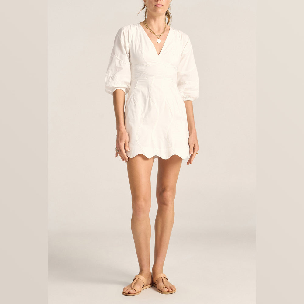 ILIO NEMA | Leda Dress | White Poplin - NASH + BANKS