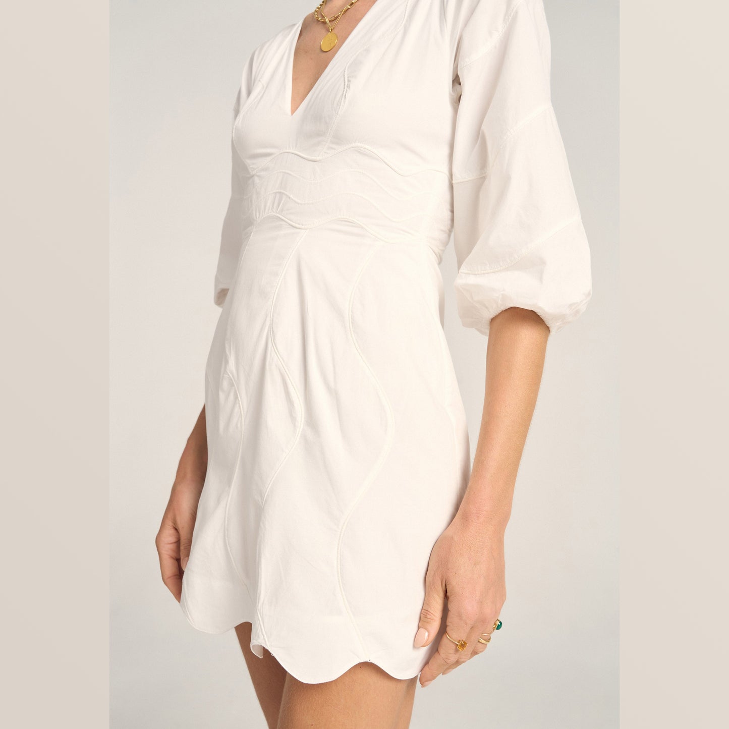 ILIO NEMA | Leda Dress | White Poplin - NASH + BANKS