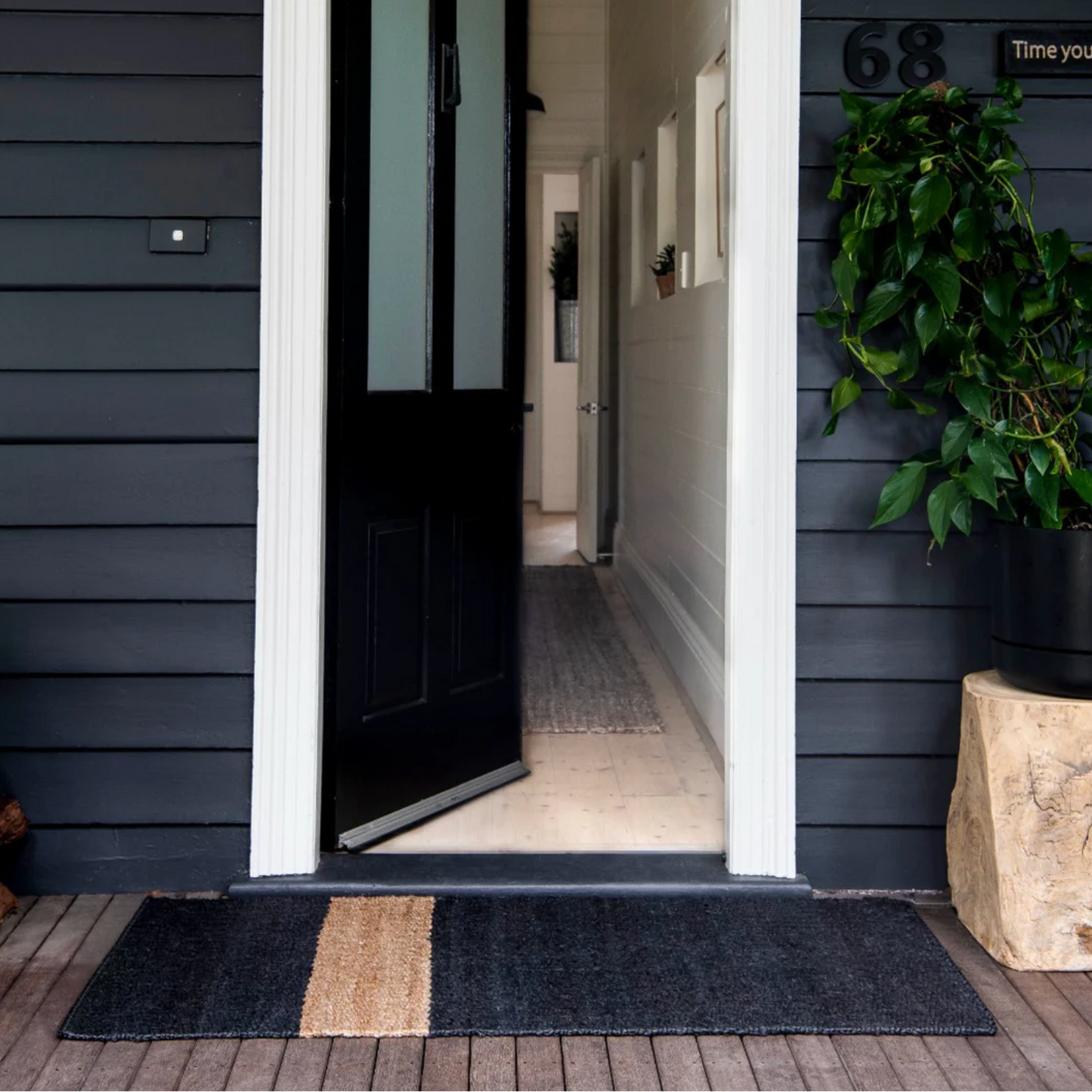 Zebra Home | Irving Stripe Jute | Mat