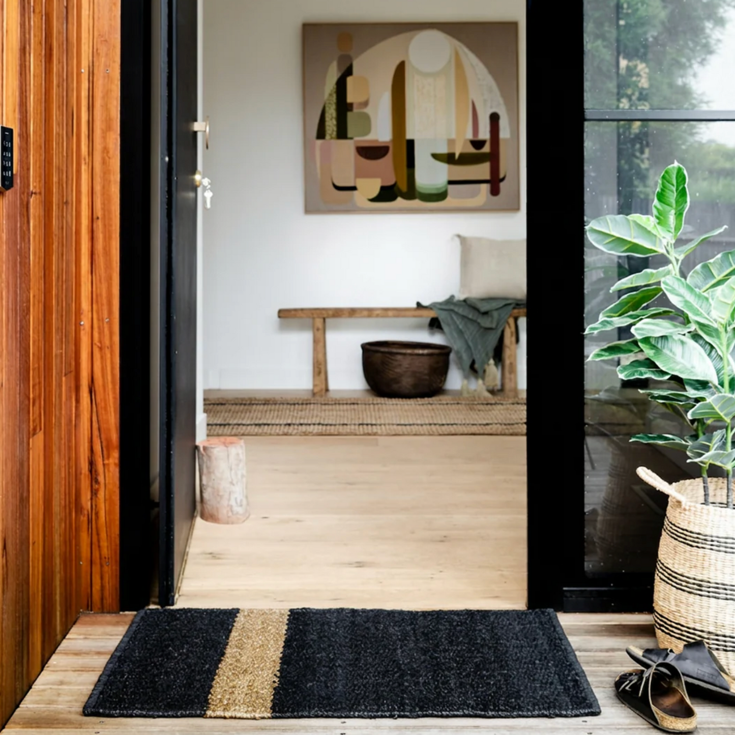 Zebra Home | Irving Stripe Jute | Mat