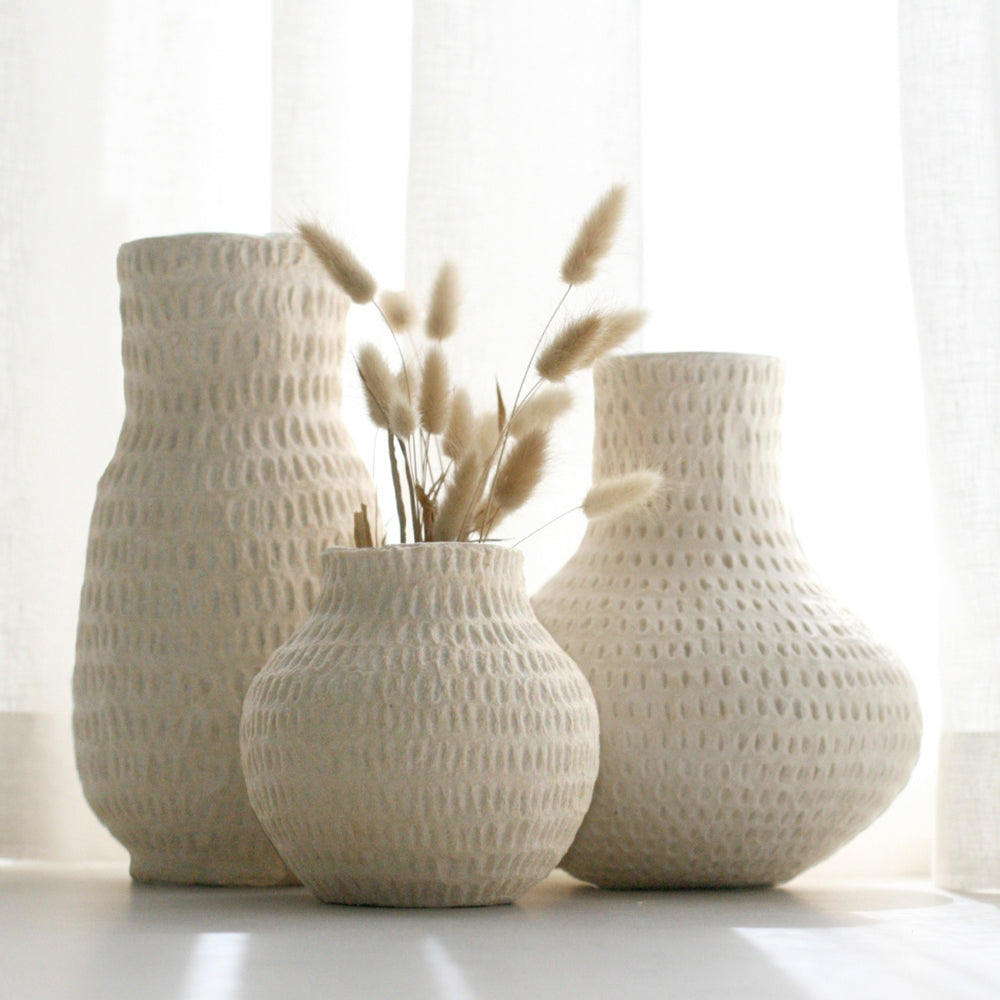 Stem Vase | Soft Beige - NASH + BANKS