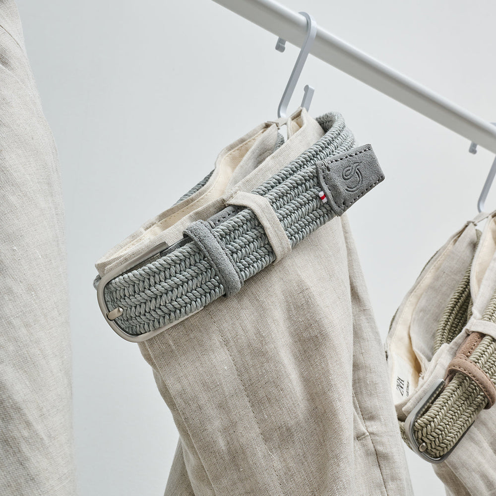 La Boucle | Waxed Cotton Belt | Calabria - NASH + BANKS