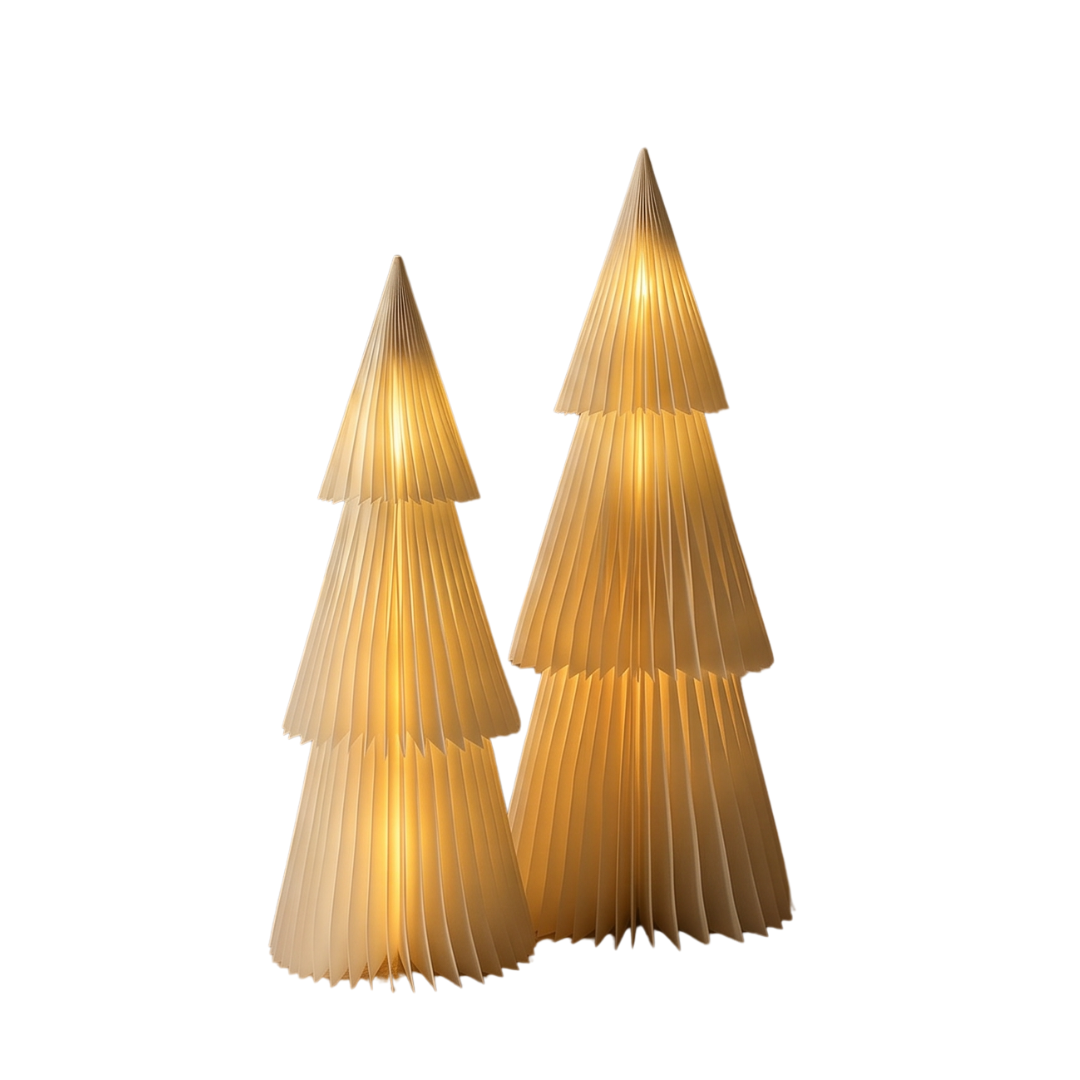 Nordic Rooms | LED Deluxe Tall Christmas Tree | Off-White | 95cm - NASH+BANKS