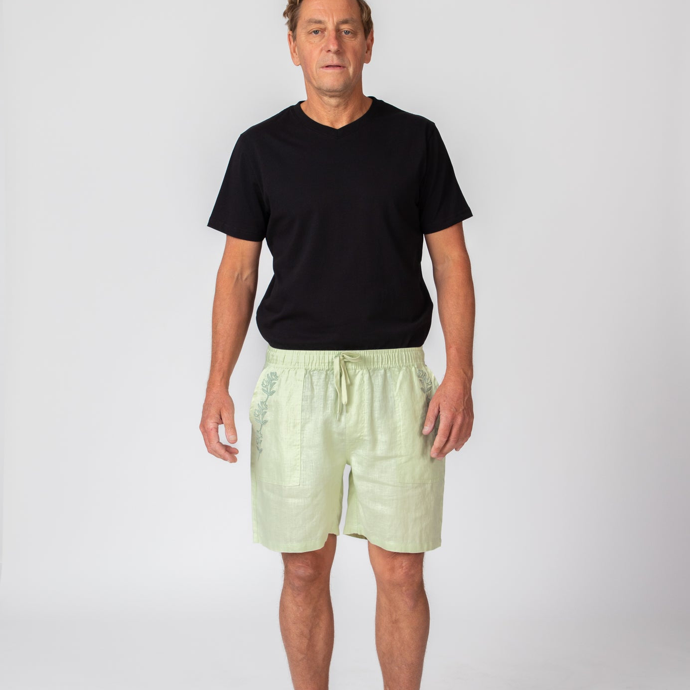 Mr Simple | Burbank Short | Frog Green Garden State - NASH + BANKS