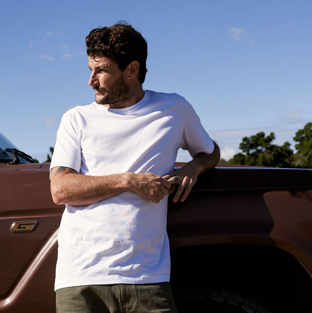 Mr Simple | Reginald Organic Tee - NASH + BANKS | White