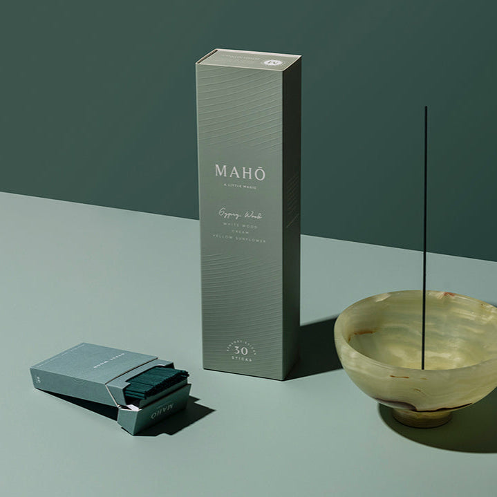 MAHŌ | Gypsy Wood Sensory Incense Sticks | Paper Box - NASH + BANKS