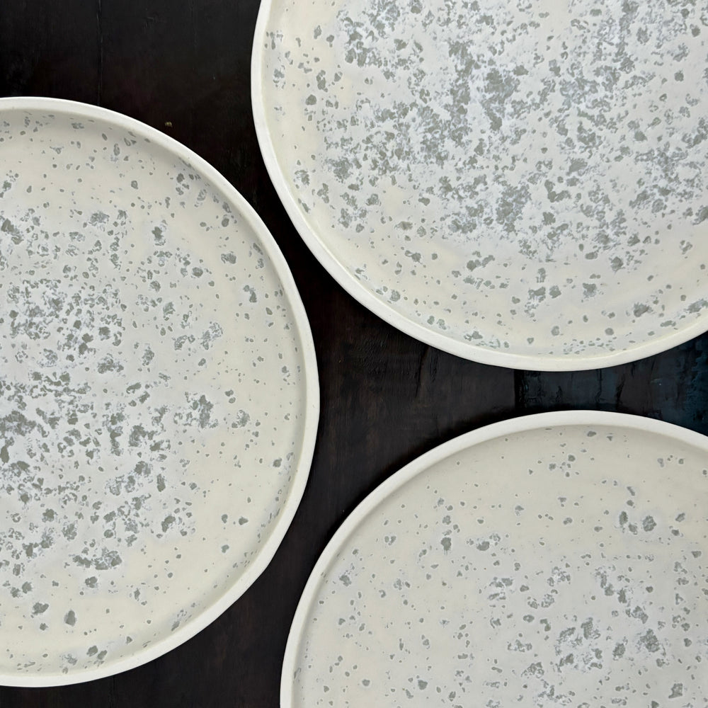 Flung Ceramics | Medium Side Plate | Speckled Clay