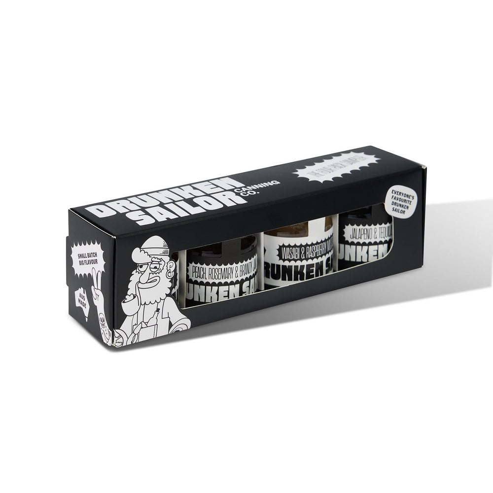 Drunken Sailor Canning Co | Mixed Minis Relish + Jam | 4 Pack - NASH + BANKS