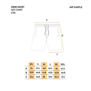 Mr Simple Swim Short | Casbah Salmon