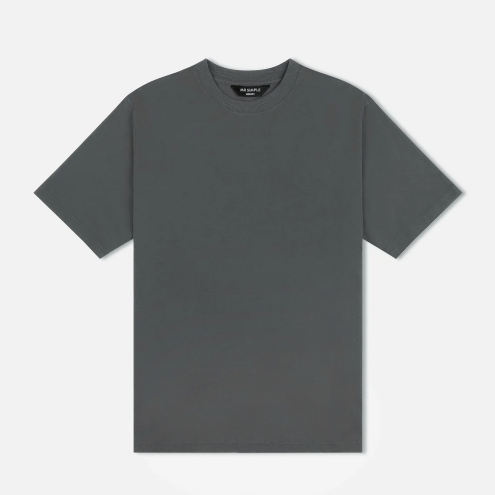 Mr Simple - Heavy Weight SS Tee | Graphite