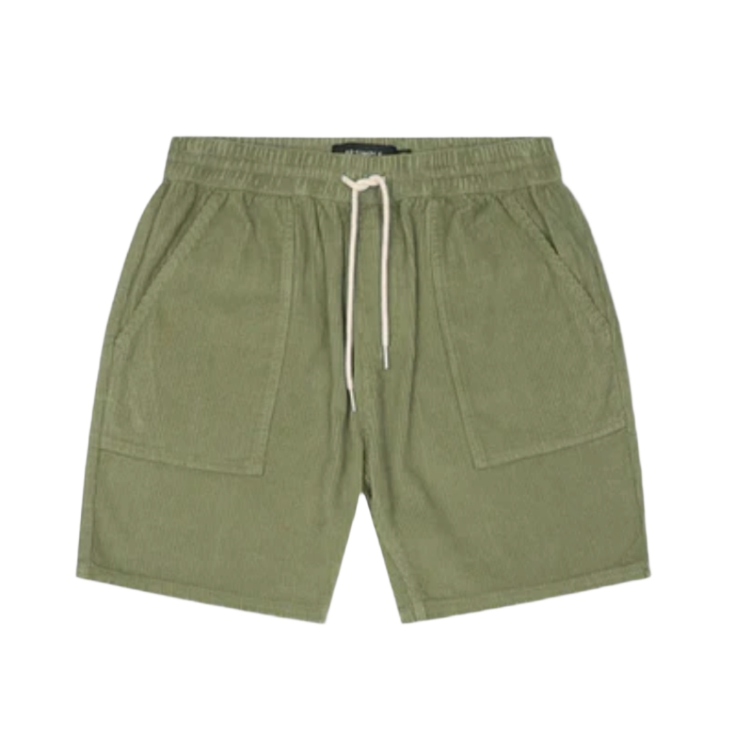 Mr Simple Burbank Cord Short | Sage