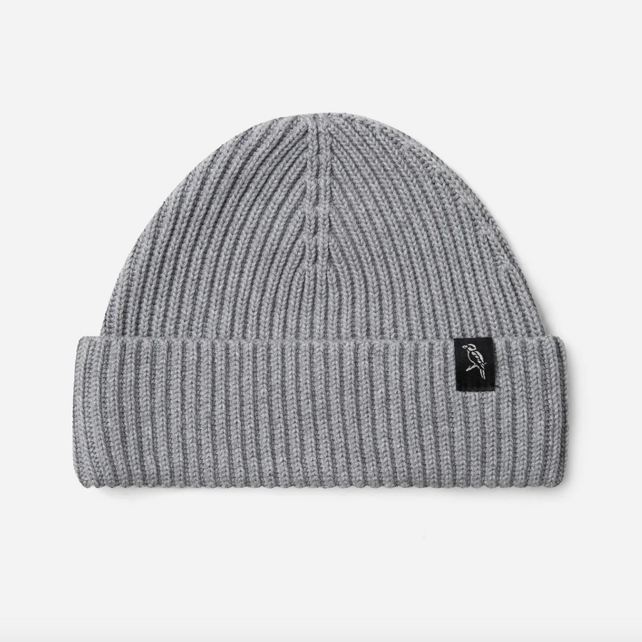 Mr Simple - Relic Beanie - Heather Grey - Organic Cotton - Buy Sustainable Accessories Online at Nash + Banks