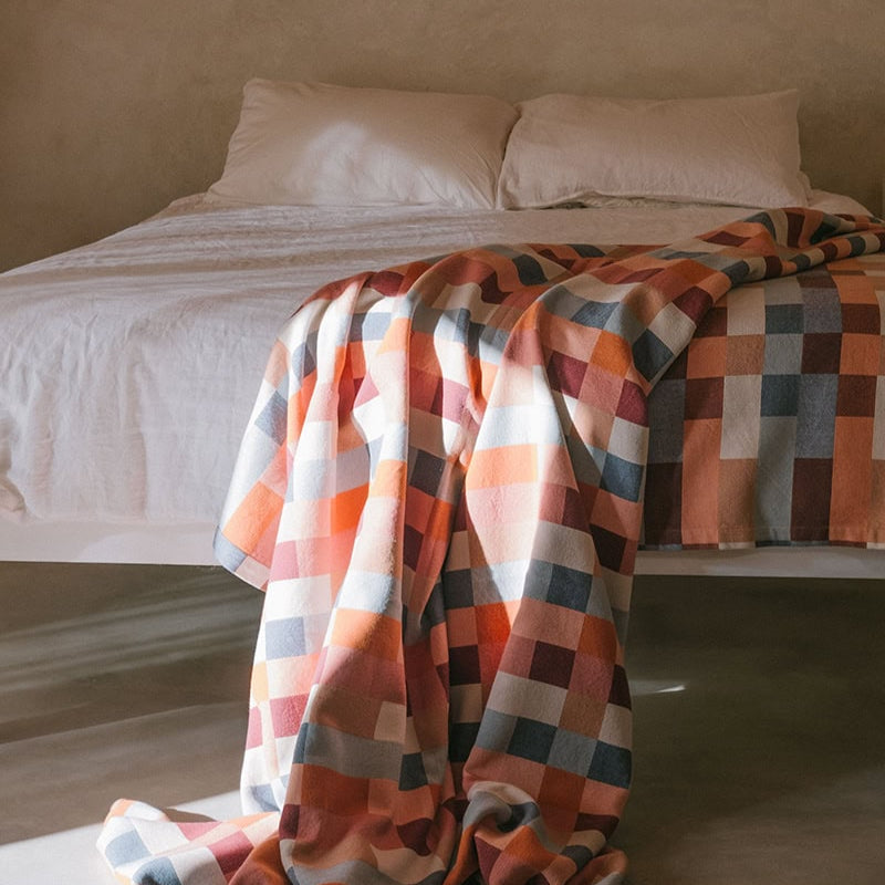 Mungo Textiles | The Double Cloth | Wild Fire | King Size - NASH + BANKS