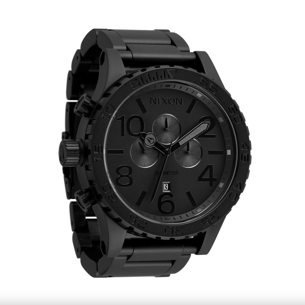 NIXON - 51-30 Chrono | Matte Black / Black | Mens Watch