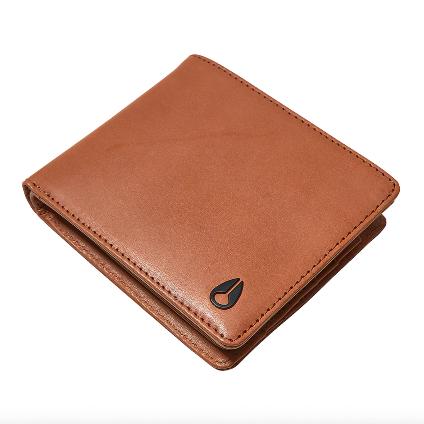 NIXON - Pass Leather Coin Wallet | Saddle
