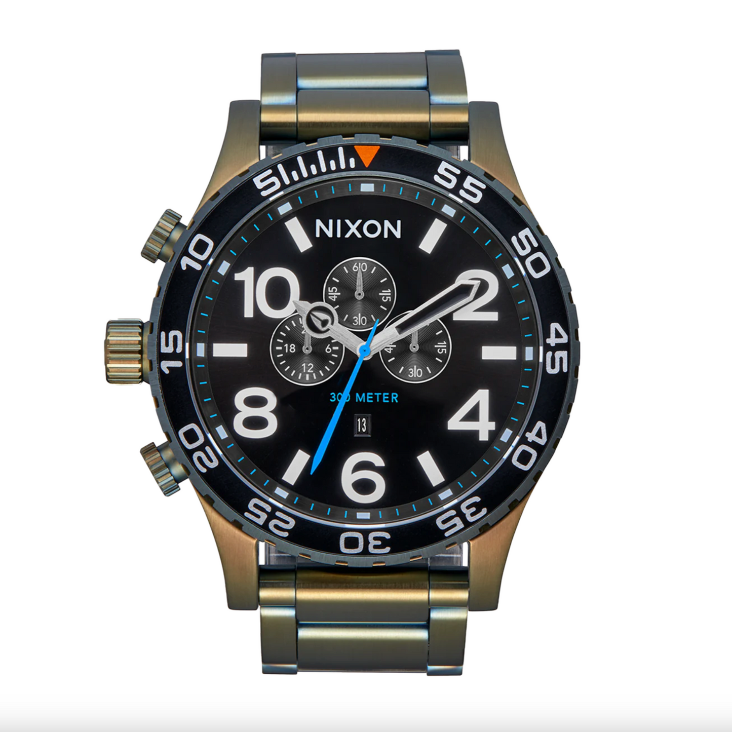 NIXON - 51-30 Chrono | Black Sunray / Surplus | Mens Watch