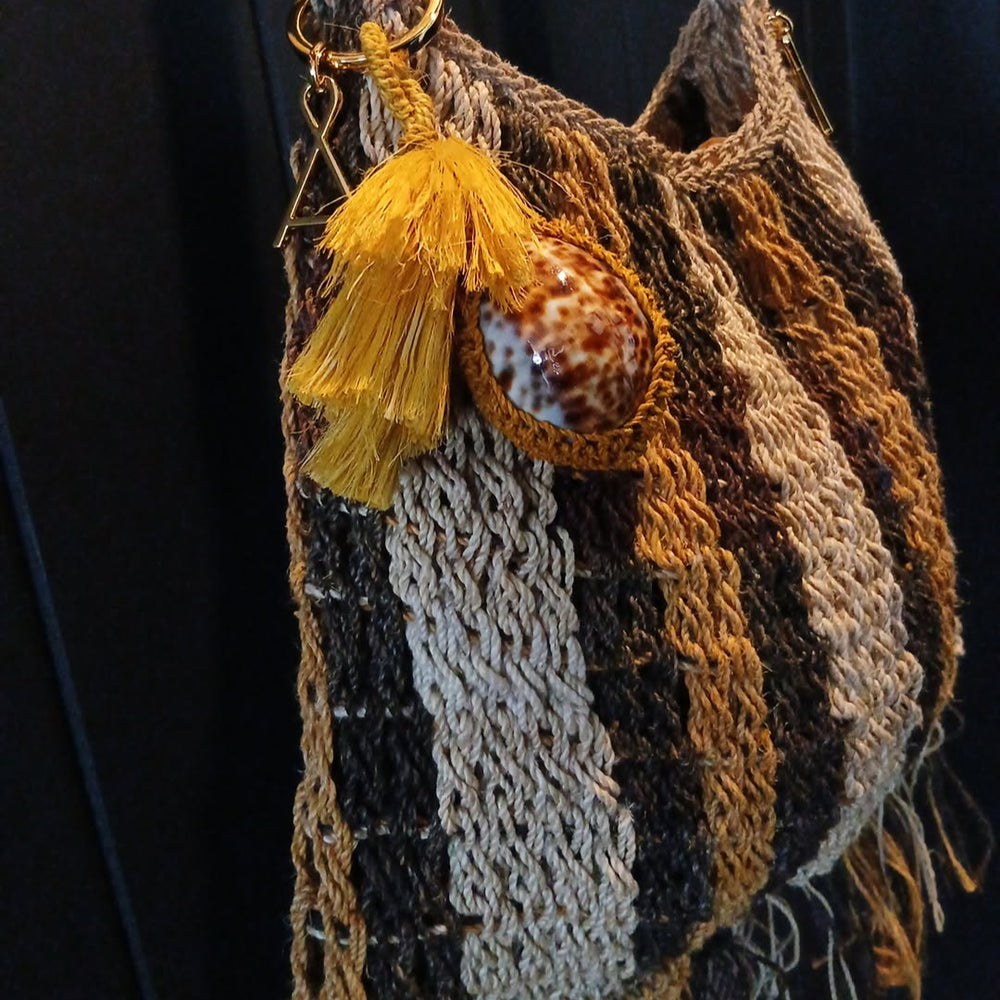 Natural Stripe Bilum