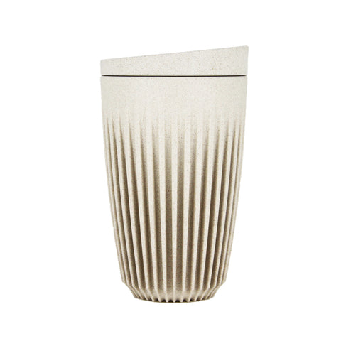 Huskee Cup with Lid | 12oz | Natural - NASH + BANKS