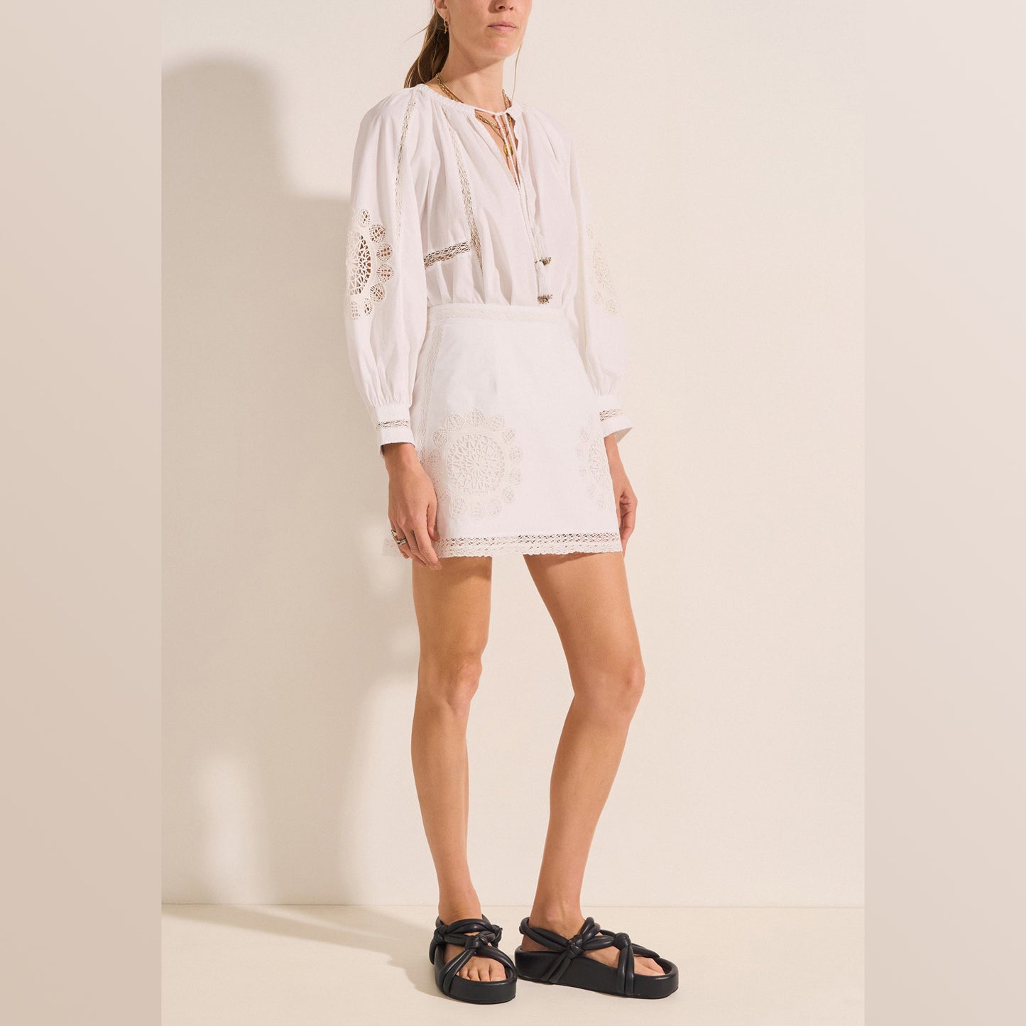 ILIO NEMA | Otus White Blouse - NASH + BANKS