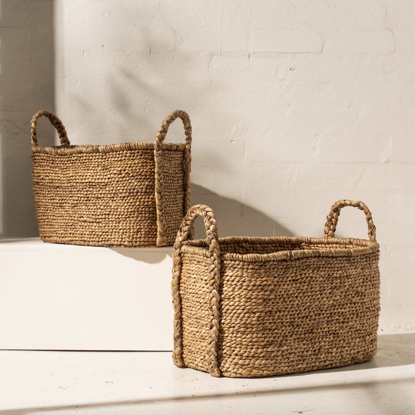 Waterhyacinth Oval Basket - NASH + BANKS