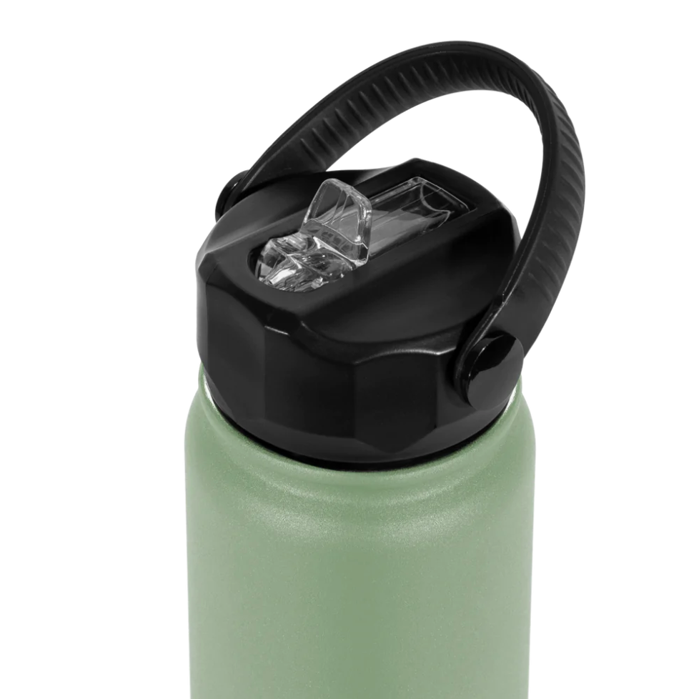Project PARGO | 750ml Insulated Sports Bottle w/ Straw Lid - NASH + BANKS | MIDNIGHT Black