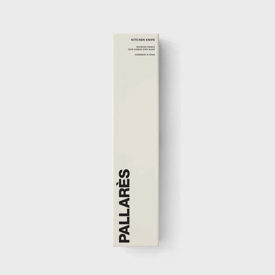 
                  
                    Pallarès | Kitchen Knife | Boxwood | 16cm Carbon Steel Blade - Buy unique gifts online at Nash + Banks
                  
                