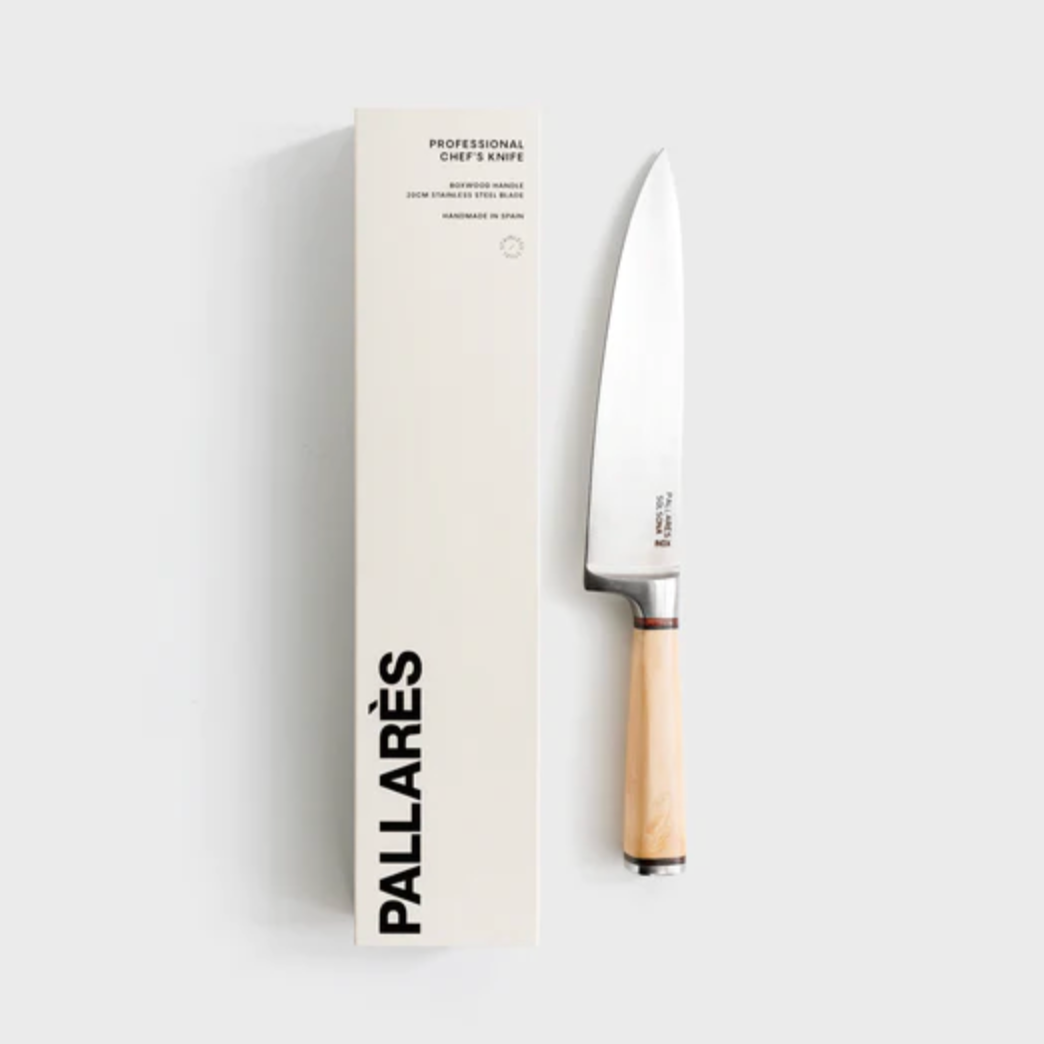 Pallarès Chef's Professional Knife | Boxwood | Stainless Steel | 20cm