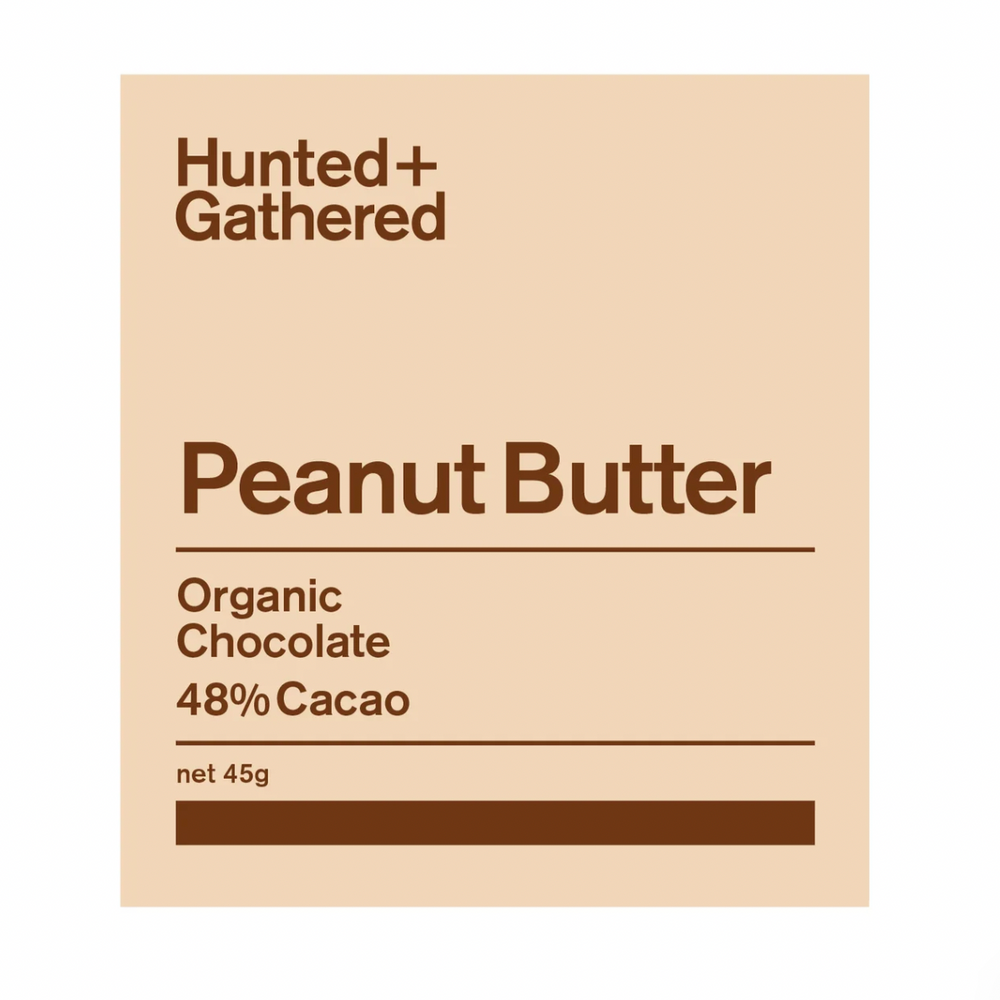 Hunted + Gathered | Peanut Butter Chocolate Bar | Limited Edition