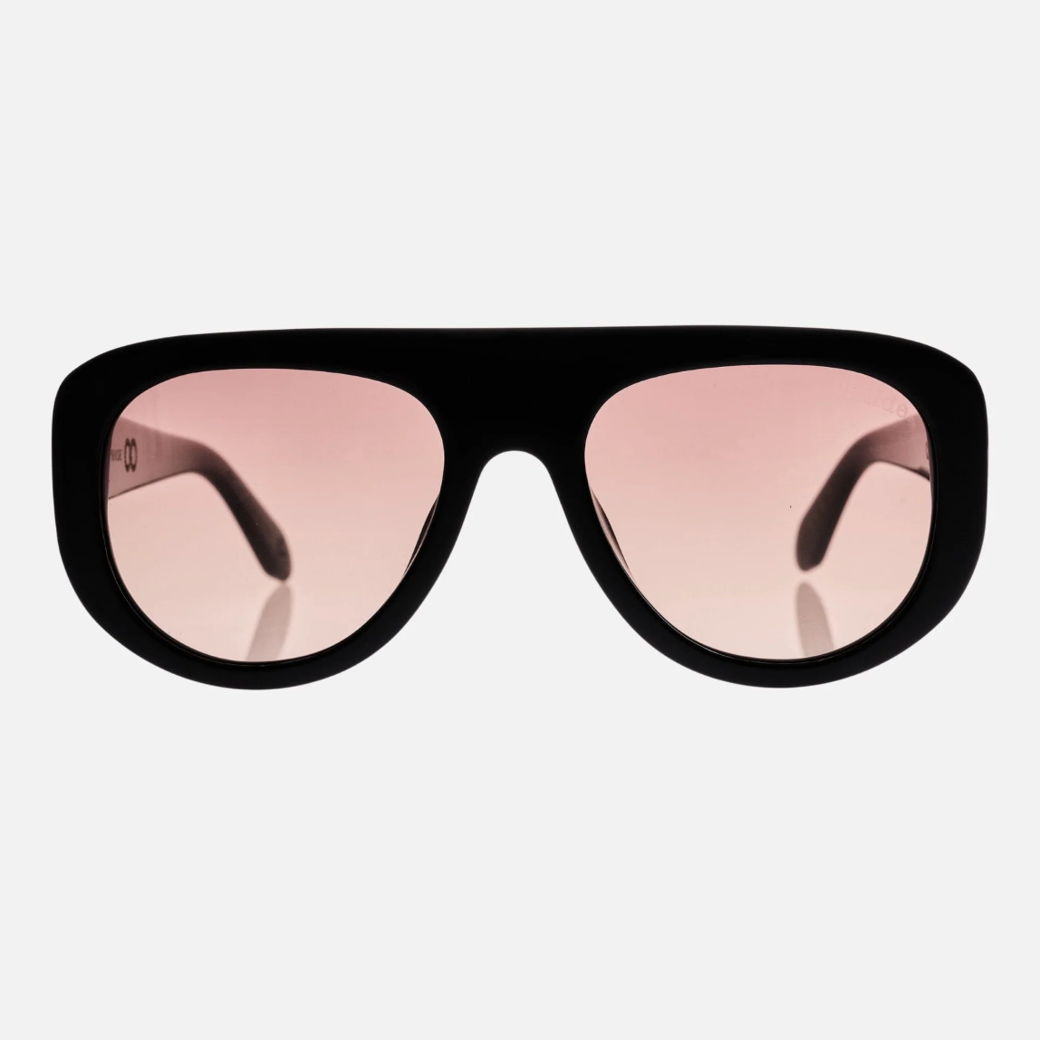 CHILDE Eyewear - PHASE Gloss Black | Rose Gradient Bio Lens