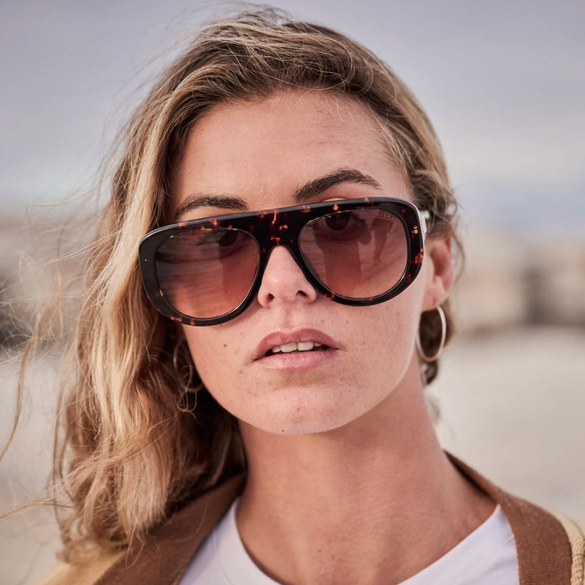 CHILDE Eyewear - PHASE Gloss Havana Tort | Rose Gradient Bio Lens