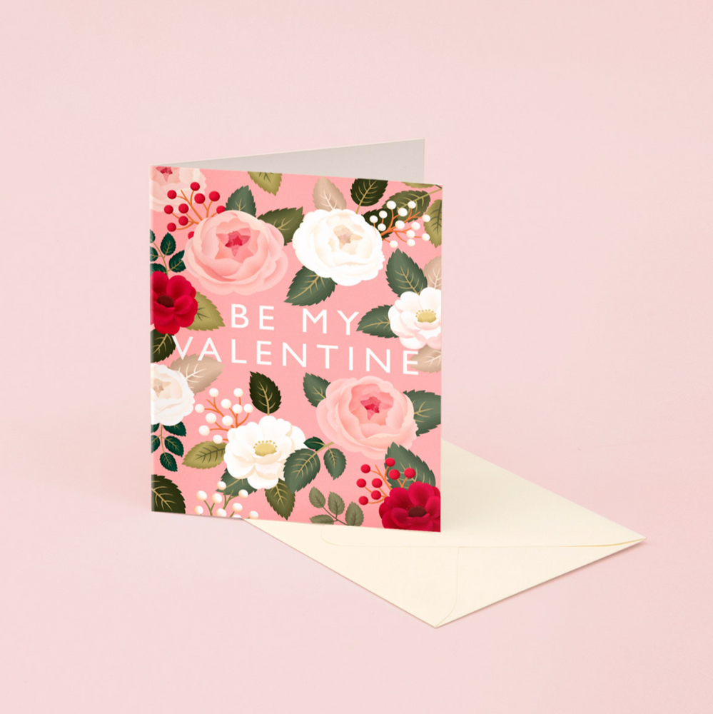 Pink Rose | Valentine's Day Greeting Card