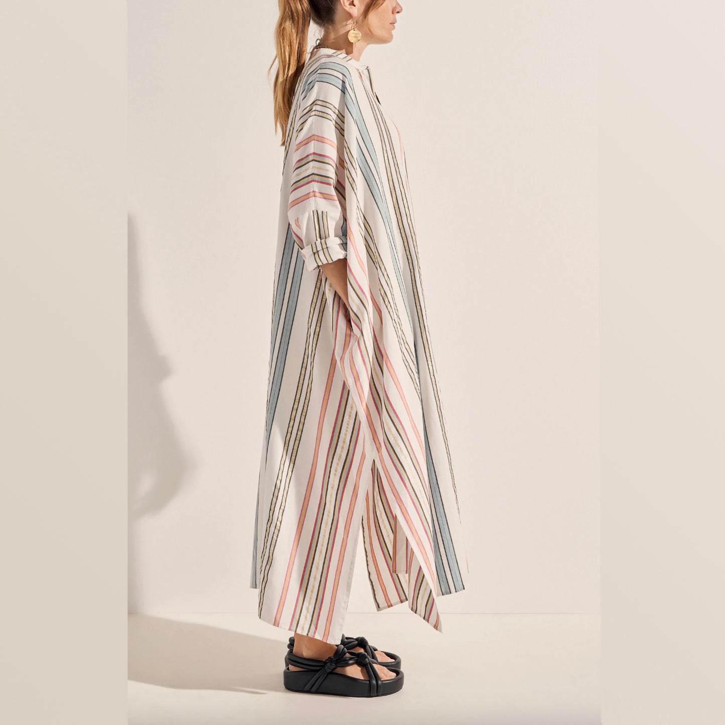 
                  
                    ILIO NEMA | Pollux Byron Stripe Maxi Caftan Dress
                  
                