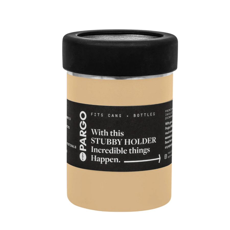 Project PARGO Insulated Stubby Holder for Cans and Bottles - White - Shop Unique Gifts for Men at Nash + Banks