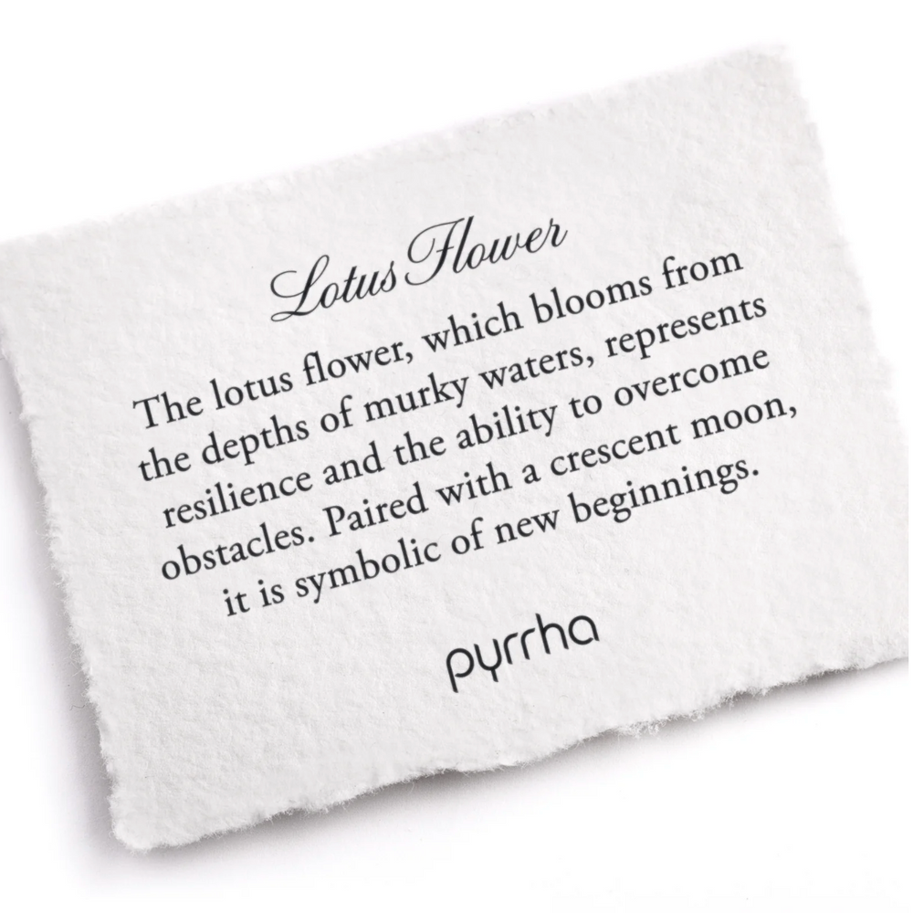 Pyrrha | Lotus Flower Necklace