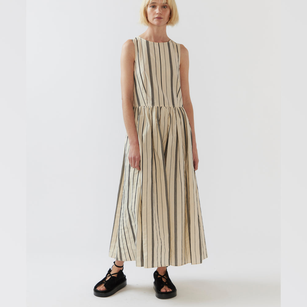 FOEMINA | REMINGTON Dress | Black Stripe Jacquard - NASH + BANKS