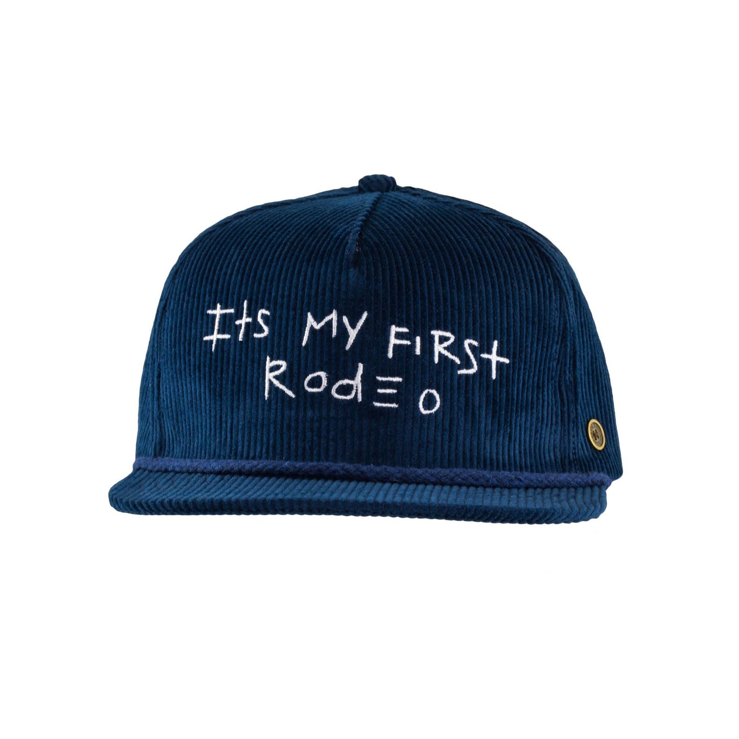 FBS | It’s My First Rodeo | Corduroy Stash Cap | Navy - NASH+BANKS