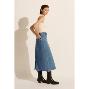 Outland Denim - Ruby A-Line Maxi Skirt | Heritage