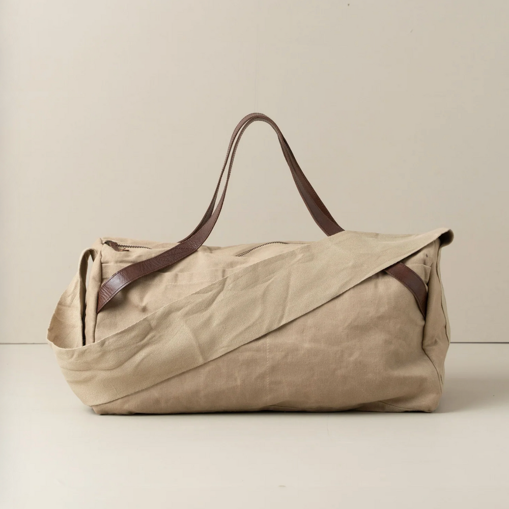 SAARDE | Journey Duffle Canvas Bag | Clay