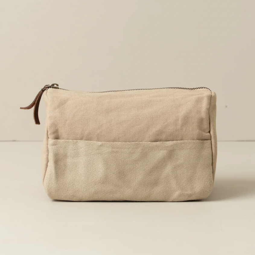 SAARDE | Journey Toiletry Canvas Bag | Clay