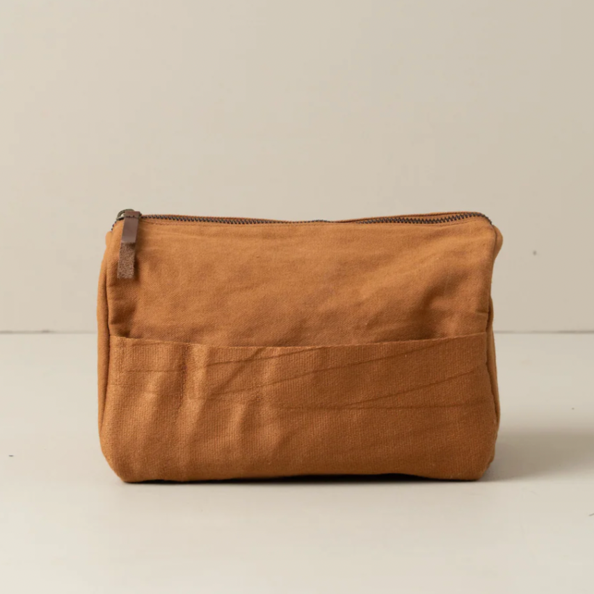 SAARDE | Journey Toiletry Canvas Bag | Terracotta