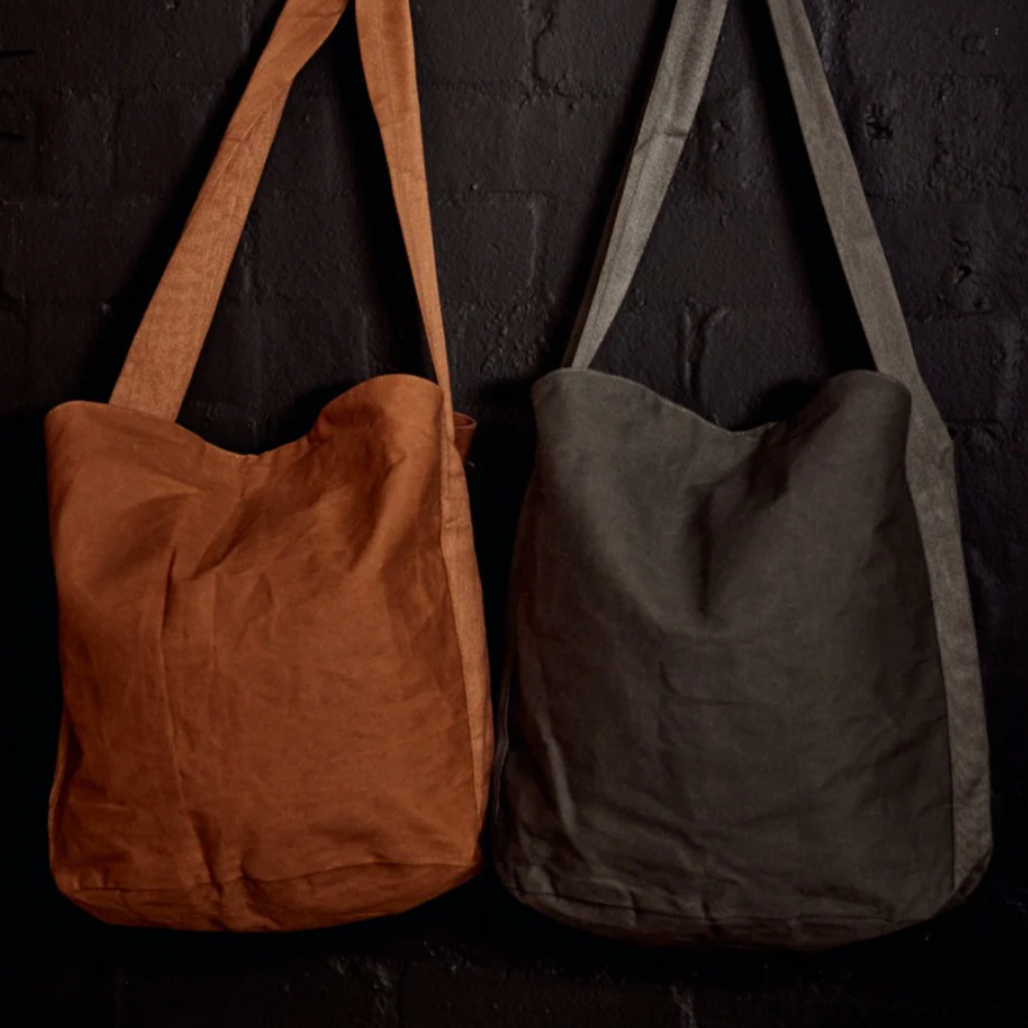 Journey Canvas Tote Bag | Terracotta - NASH + BANKS