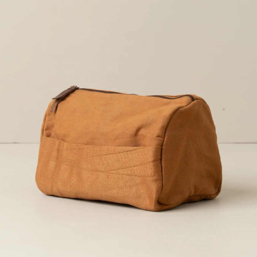 SAARDE | Journey Toiletry Canvas Bag | Terracotta