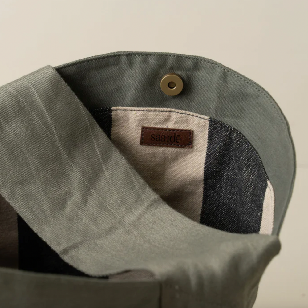 SAARDE | Journey Canvas Tote Bag | Olive