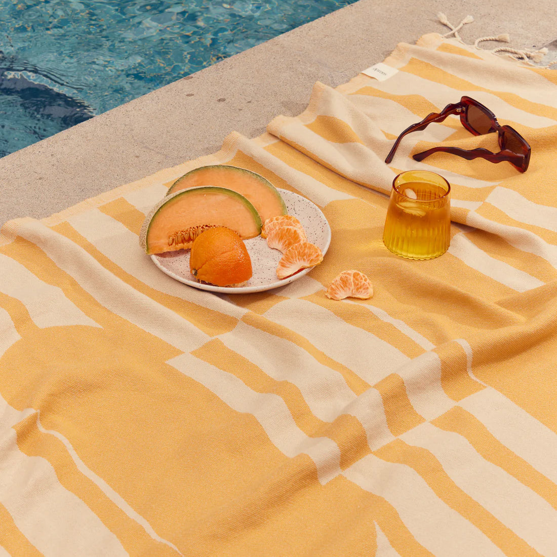 Totem Turkish Beach Towel | Honey - NASH + BANKS