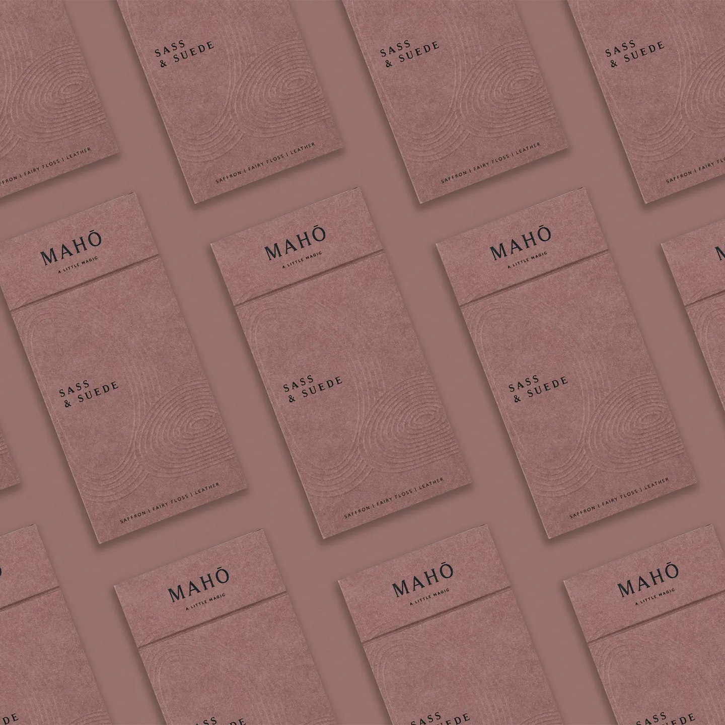 MAHŌ | Sass & Suede Sensory Incense Sticks | Paper Box - NASH + BANKS