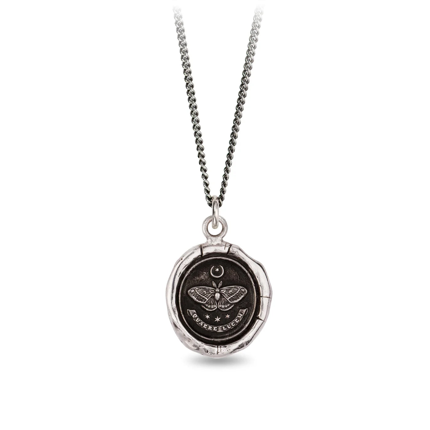 Pyrrha | Seek The Light Necklace  | 20" Fine Curb Chain - NASH + BANKS