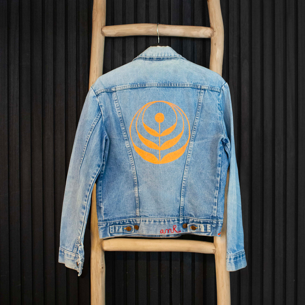 amR x N+B | Solara Petal  | Vintage Denim Jacket - NASH + BANKS